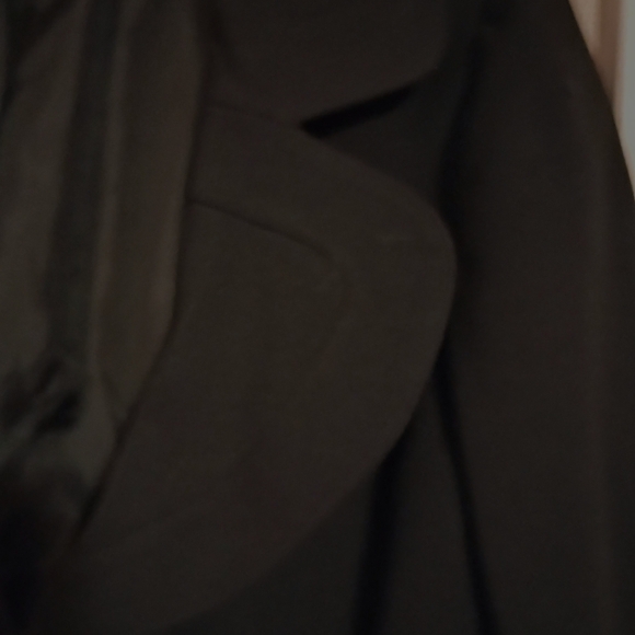 Apt9 Black Long Sleeve Button Front Blazer - Picture 7 of 8